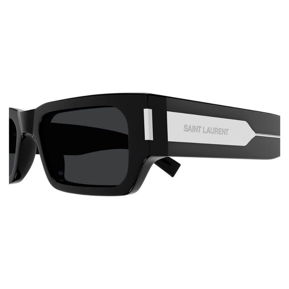 New SAINT LAURENT Black Square SL 660 001 Sunglasses Women - Picture 3 of 6